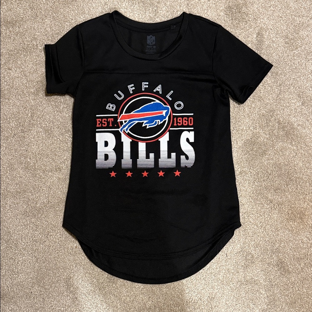 Buffalo Bills Women's Black Short Sleeve Tee